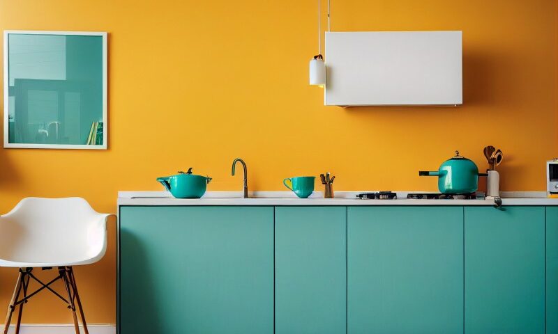 Wybór odpowiedniej farby do malowania kuchni - porady jak utrzymać ściany w czystości